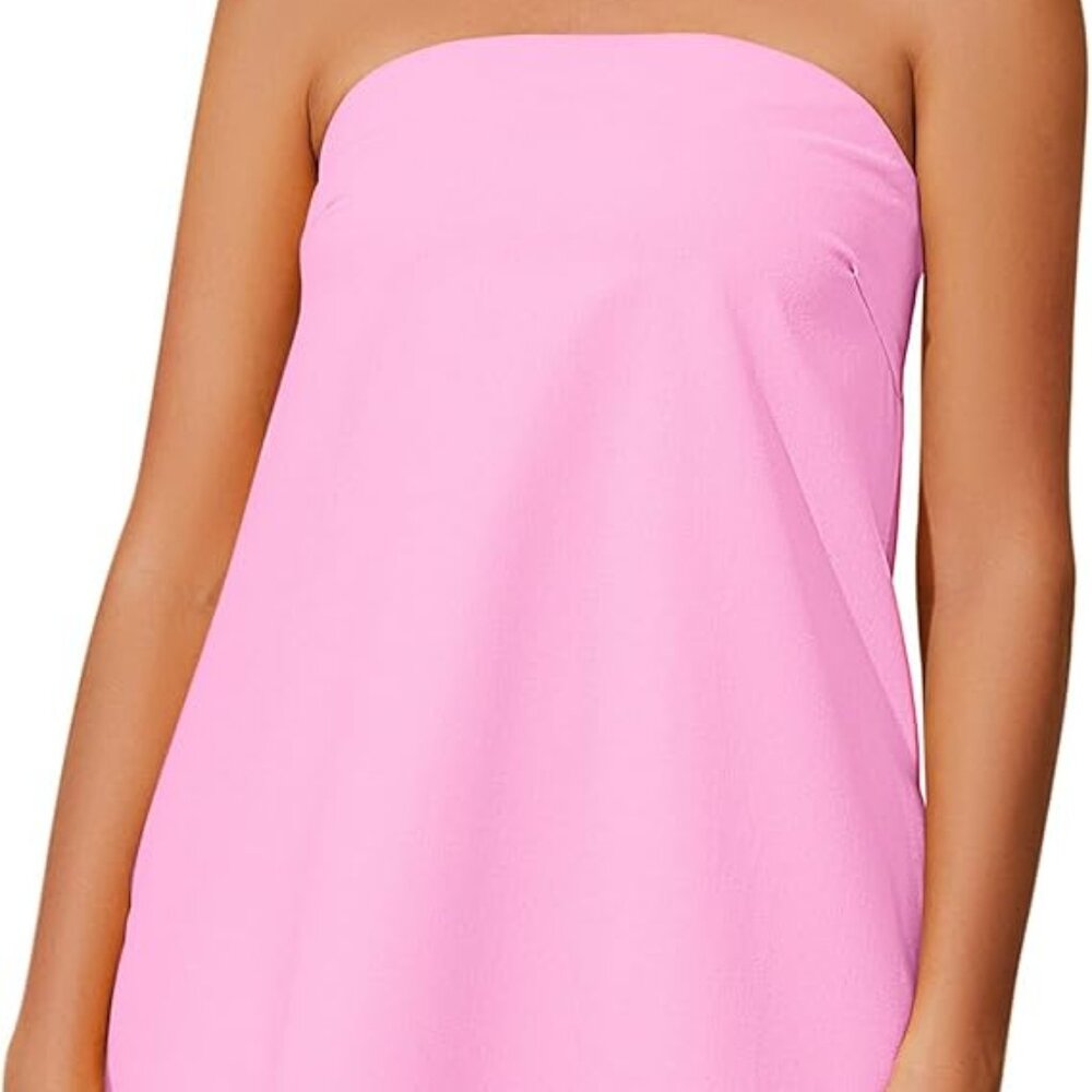 NWT unbranded Women’s Tube Dress Strapless Backless Mini With Cutout - Large
